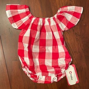 PatPat Red Check Bubble